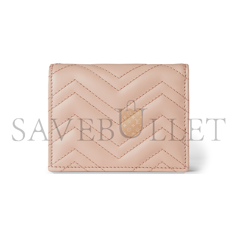 GUCCI GG MARMONT CARD CASE WALLET 466492 (17.5*11cm) GUCCI GG MARMONT CARD CASE WALLET 466492 (17.5*11cm)